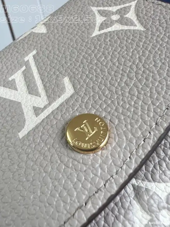 Aaa replica bags VUITTON cm VICTORINE LOUIS WALLET-12*9.5*2.5 0509